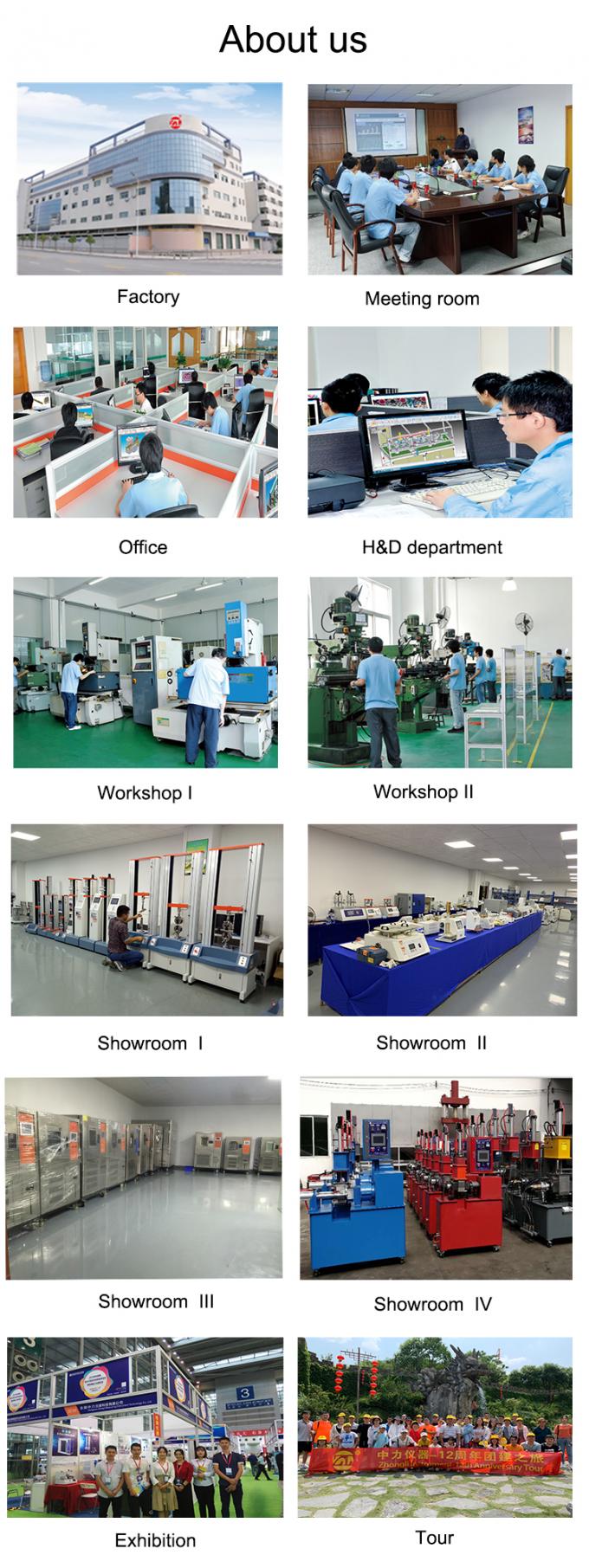 China Dongguan Zhongli Instrument Technology Co., Ltd. company profile