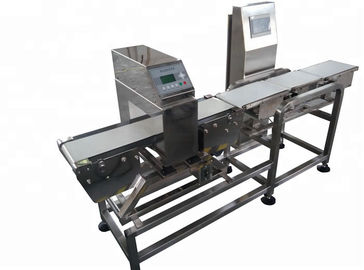 304 Stainless Steel Combined Conveyor Weight Check & Metal Detector Food Industry