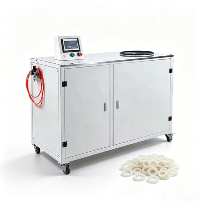 Automatic Rubber O Ring Deflashing Machine PLC Controlled Spin Trim Trimming Equipment for Oil Seals