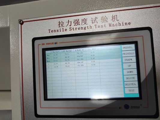 Touch Screen Horizontal Tension Tester Tensile Test Machine