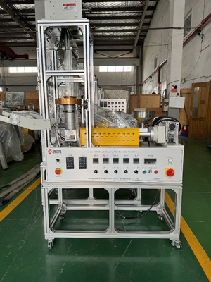 Lab 3 Layer Co Extrusion Plastic Film Blowing Machinery For Pvc Pe Pp Aba