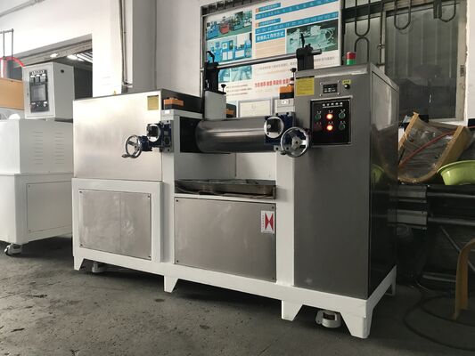 10 Inch 12 Inch XK-250 XK-300 Two Roll Mill Open Mixing Mill Rubber Mixing Mill Plastic Refining Mixing Mill With Stock Blender