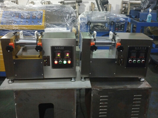 2 Inch Desktop Lab Rubber Open Two Roll Mixing Mill