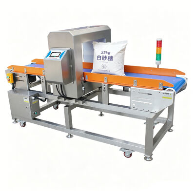 Heavy Duty Conveyor Food Metal Detector High Precision Intelligent Digital Detector for 25kg Bag Food Production Line Inspection