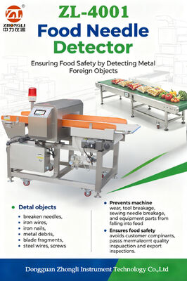 Heavy Duty Conveyor Food Metal Detector High Precision Intelligent Digital Detector for 25kg Bag Food Production Line Inspection