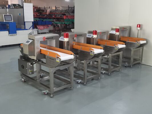 High Sensitivity Conveyor Belt Food Metal Detector Machine for Meat Fish Seafood Vegetable Fruit Snack Food Industry Inspection