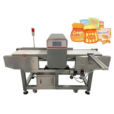 High Precision Industrial Food Metal Detector Machine for Snack Bread Biscuit Food Production Line