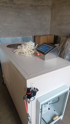 Automatic Rubber O Ring Deflashing Machine PLC Controlled Spin Trim Trimming Equipment for Oil Seals