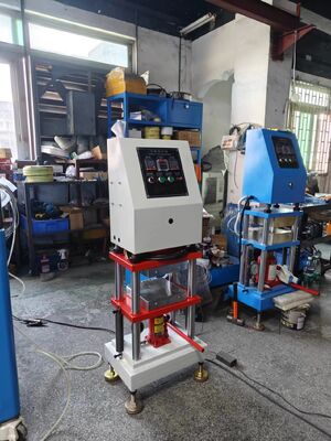 10Ton 25Ton 30Ton Manual Laboratory Hot Hydraulic Platen Vulcanizing Press for Rubber Plastic Sample Compression Molding