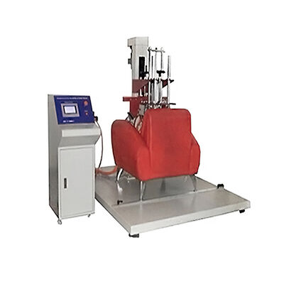 EN 581 ANSI BIFMA X5.4 Three Station Sofa Durability Tester Multi Seat Sofa Backrest Armrest Fatigue Testing Machine