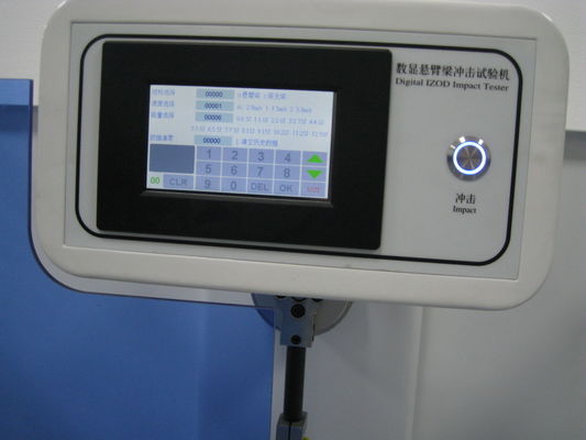 5.5J Digital Charpy IZOD Impact Tester for Rubber and Plastic ISO 180 Compliant