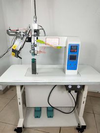 Computerized Waterproof Strip Hot Air Seam Sealing Machine , PLC Glue Press Machine