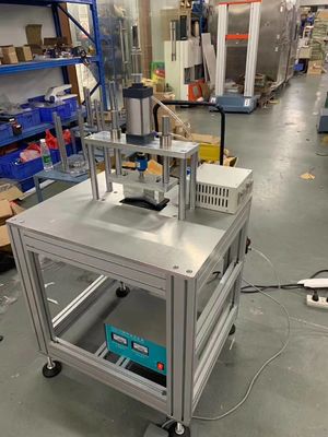 N95 KN95 Mask Edge Bonding Machine with 20-250 pcs/min Capacity and Self-Centered Floating Joint for Semi-Automatic Face Mask Production