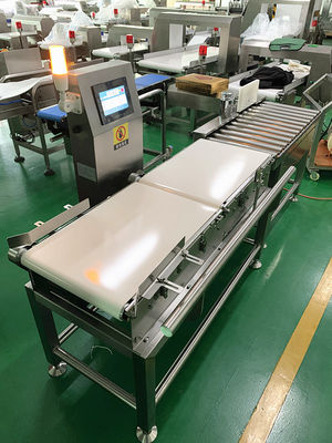 Solid SUS304 Structure Conveyor Belt Check Weighing System Machine