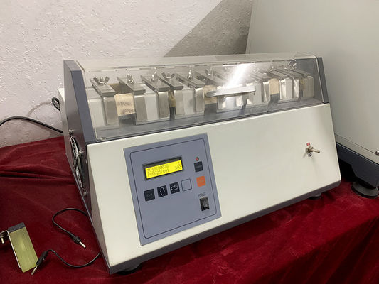 EN ISO230344 Upper Leather Stretch Testing Machine Can Test 12 Samples