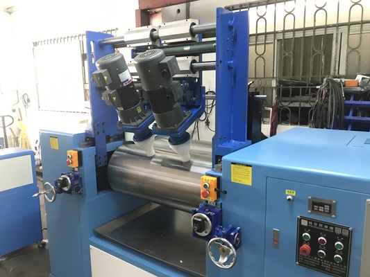 ZL Automatic Laboratory 2 Roll Mill , Rubber Open Mixing Mill For Sale